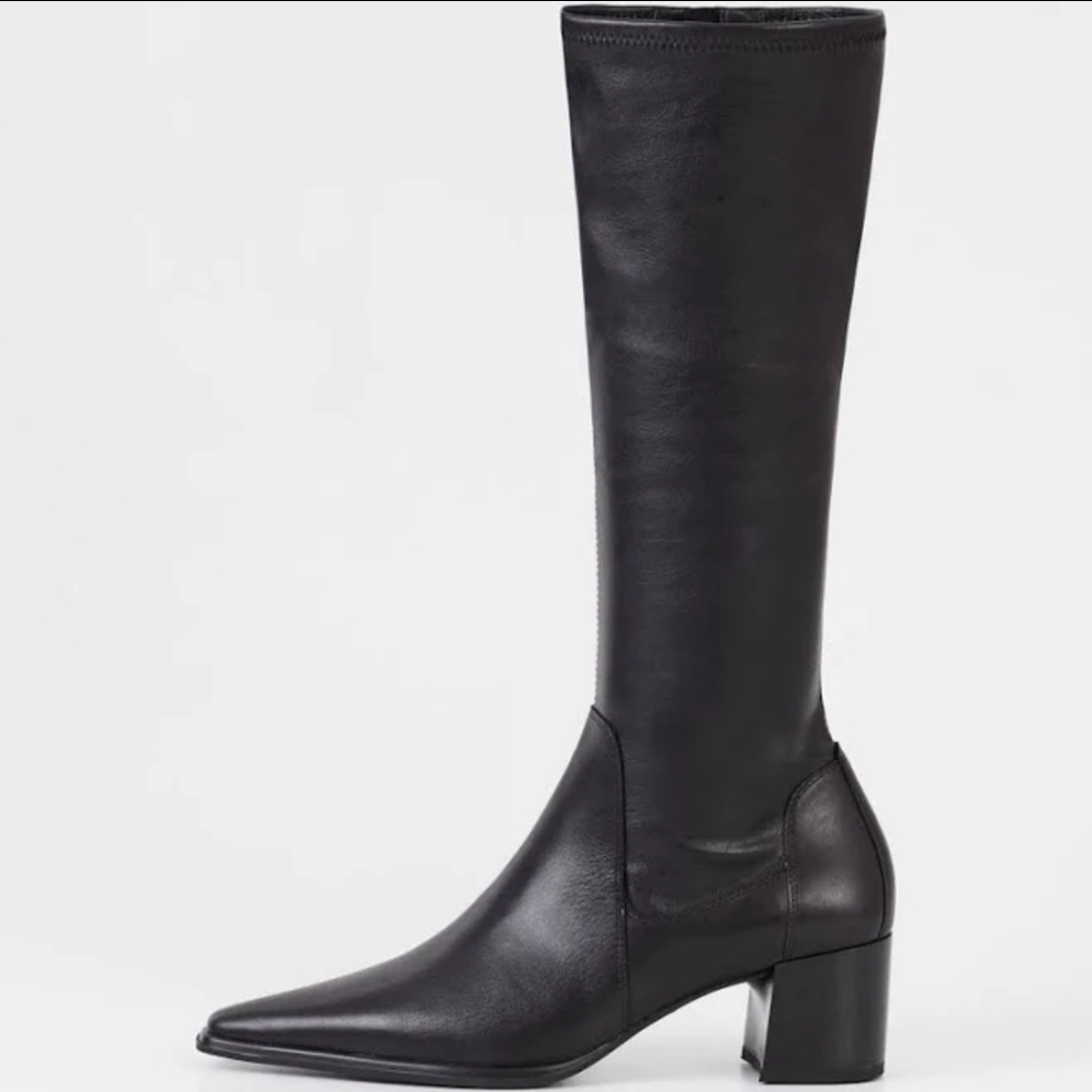Vagabond Black Heeled Boots
